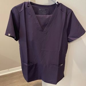 FIGS SHADOW PURPLE SCRUB SET